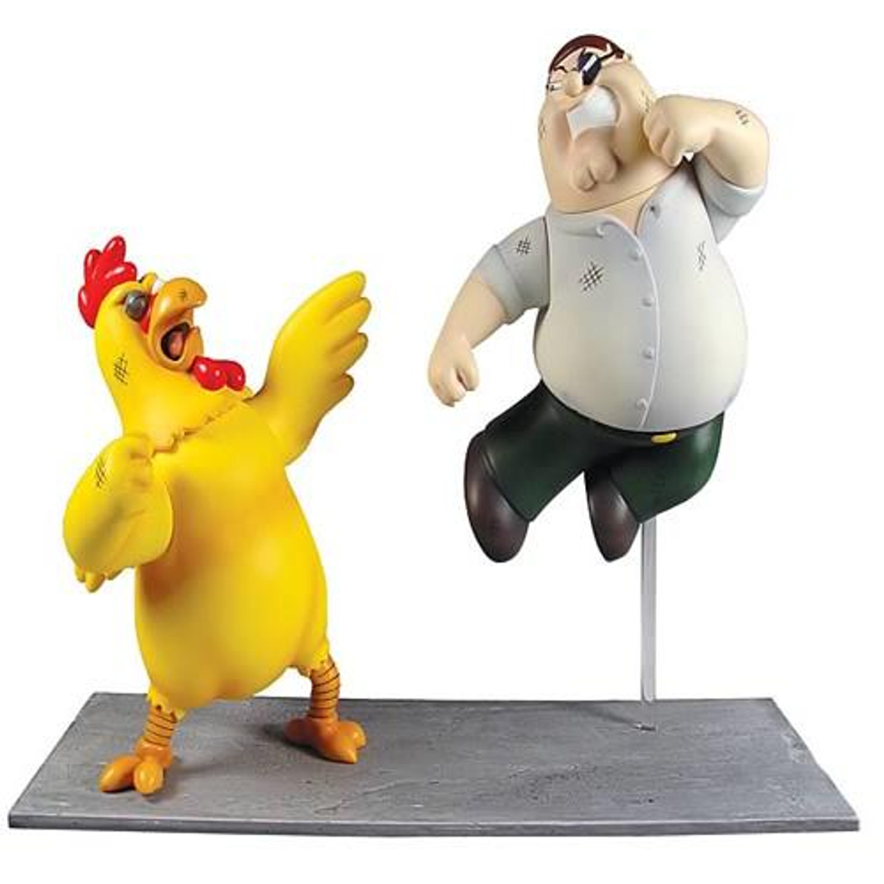 Family Guy The Giant Chicken vs. Peter 2-Pack Action Figures 2005 Mezco  #20018