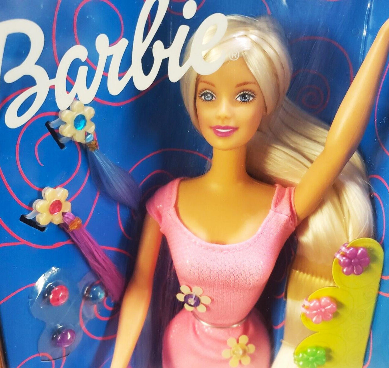 Cool Clips Barbie Doll 2001 Mattel 50598
