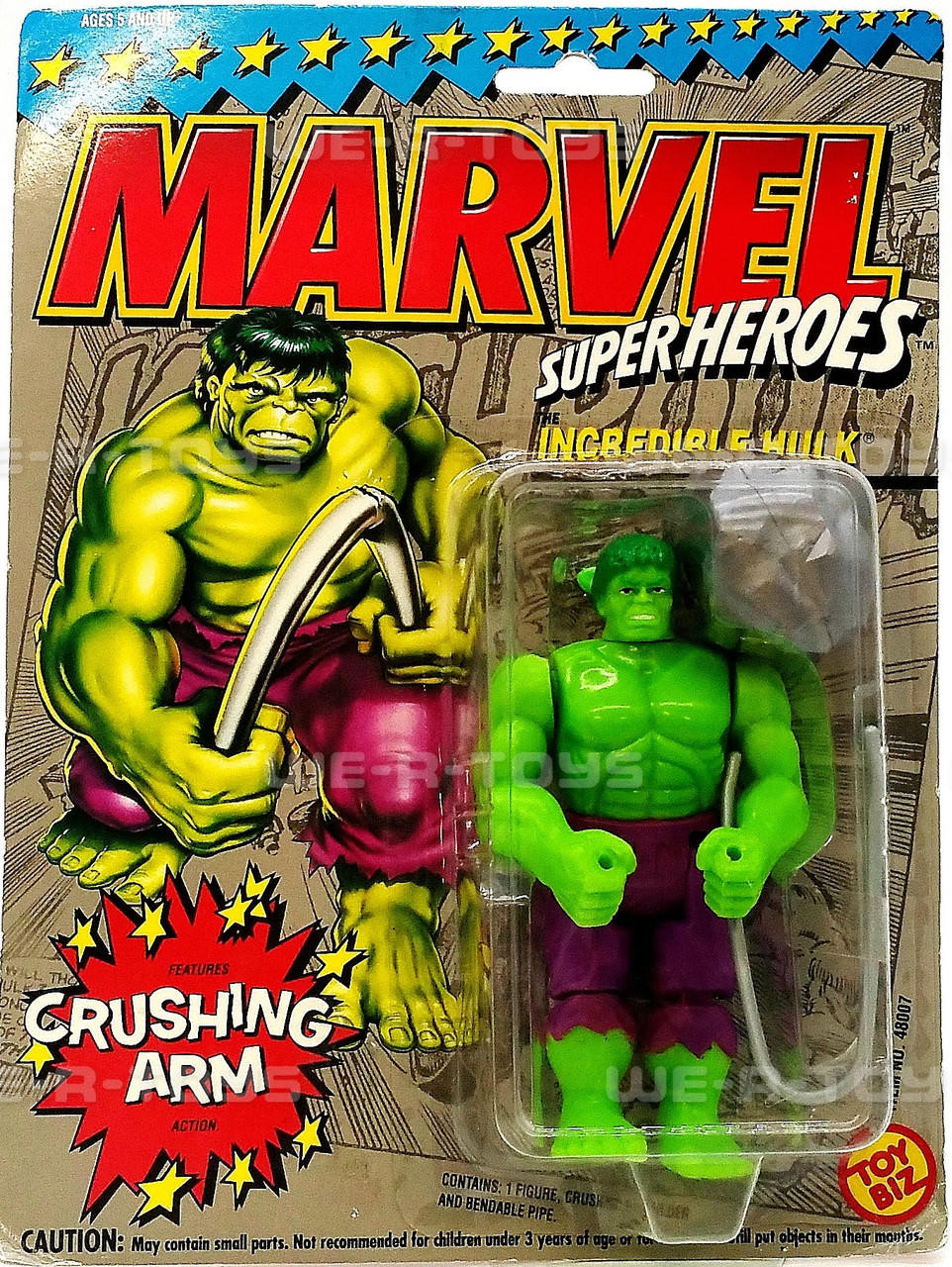 Marvel Super Heroes Incredible Hulk Crushing Arm Action Figure Toy