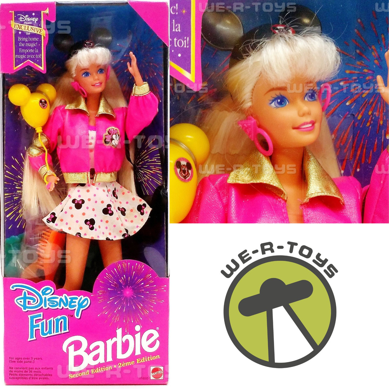 Barbie Disney Barbie De 1994 Coleccionable 1994 Disney Fun Barbie
