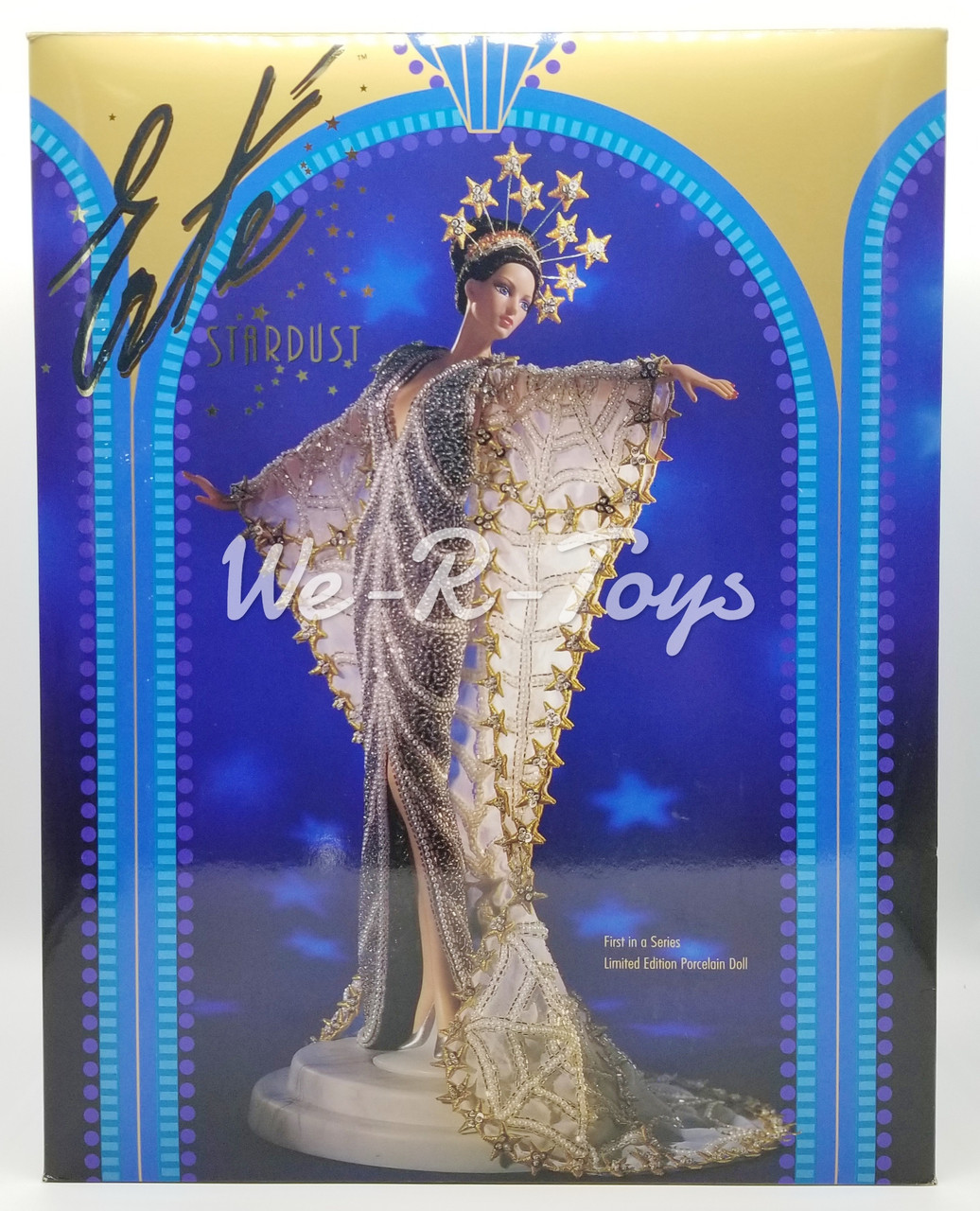 Erte Stardust Porcelain Barbie Doll Limited Edition 1st in a Series 1994  Mattel