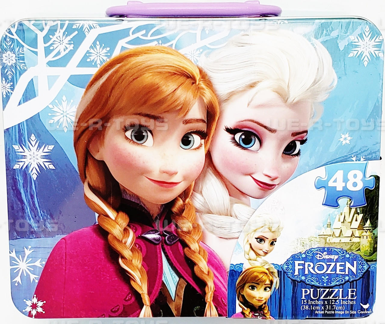 Disney Frozen Puzzle With Lunchbox Case Cardinal Games #28849 NEW -  We-R-Toys