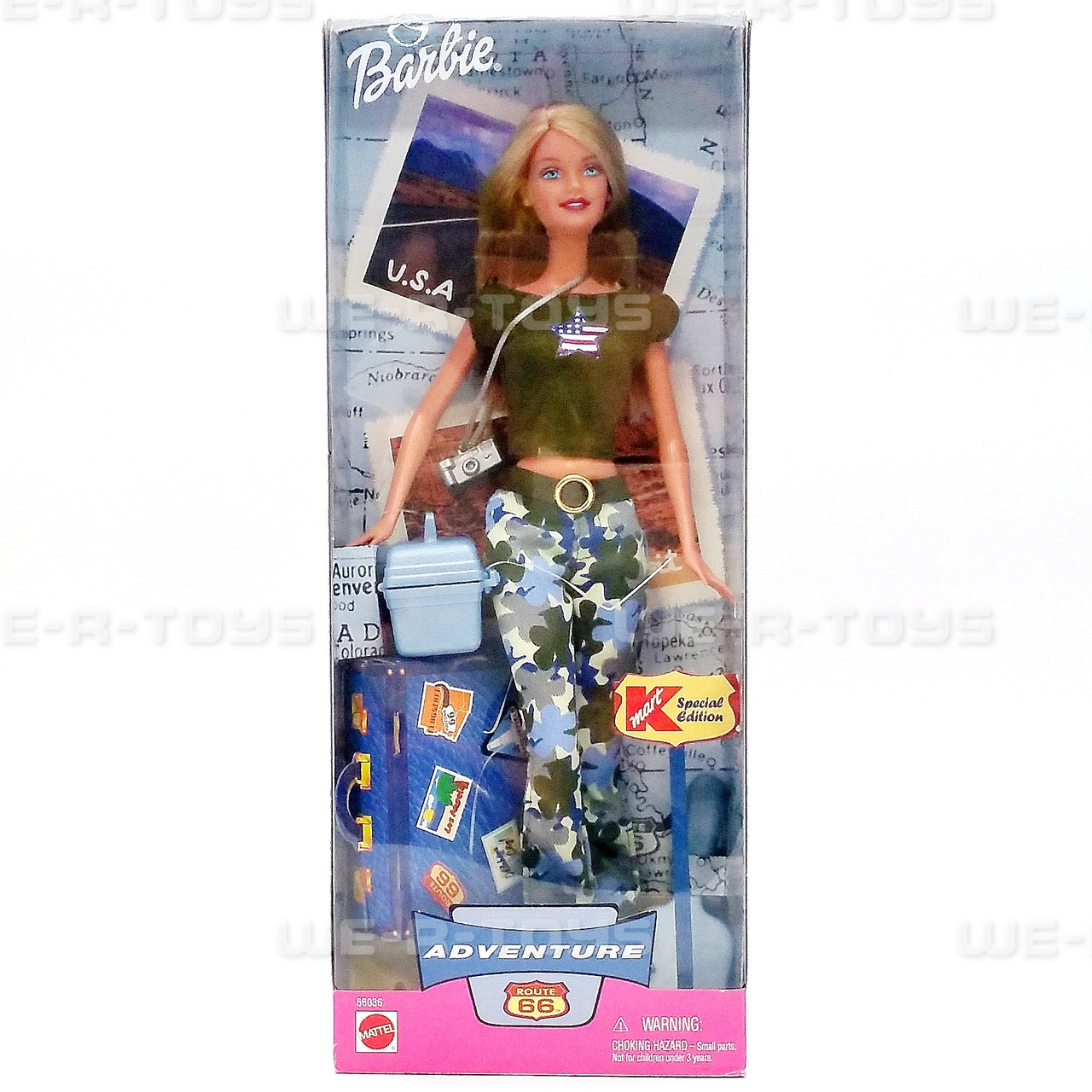 Barbie Adventure Route 66 Doll Special Edition 2002 Mattel #56036