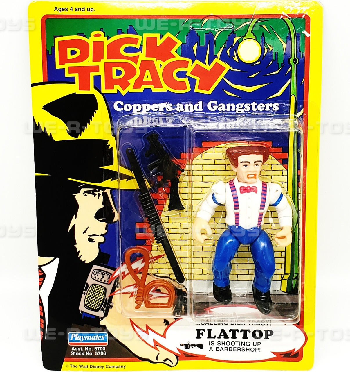 Dick Tracy Coppers and Gangsters Flattop Action Figure Unpunched