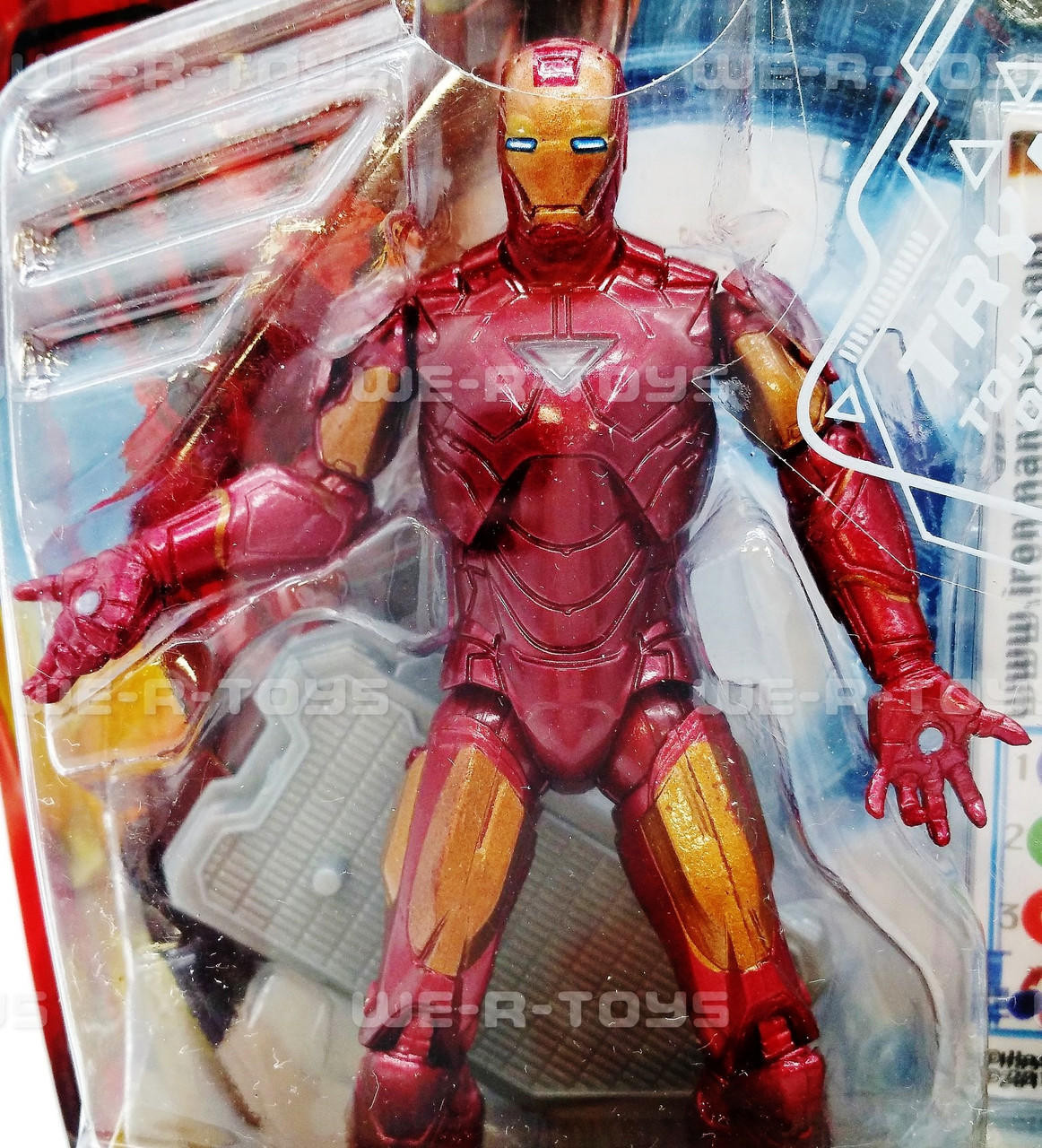 Marvel Iron Man 2 Movie Series Mark VI Action Figure With Power-Up Glow  Hasbro