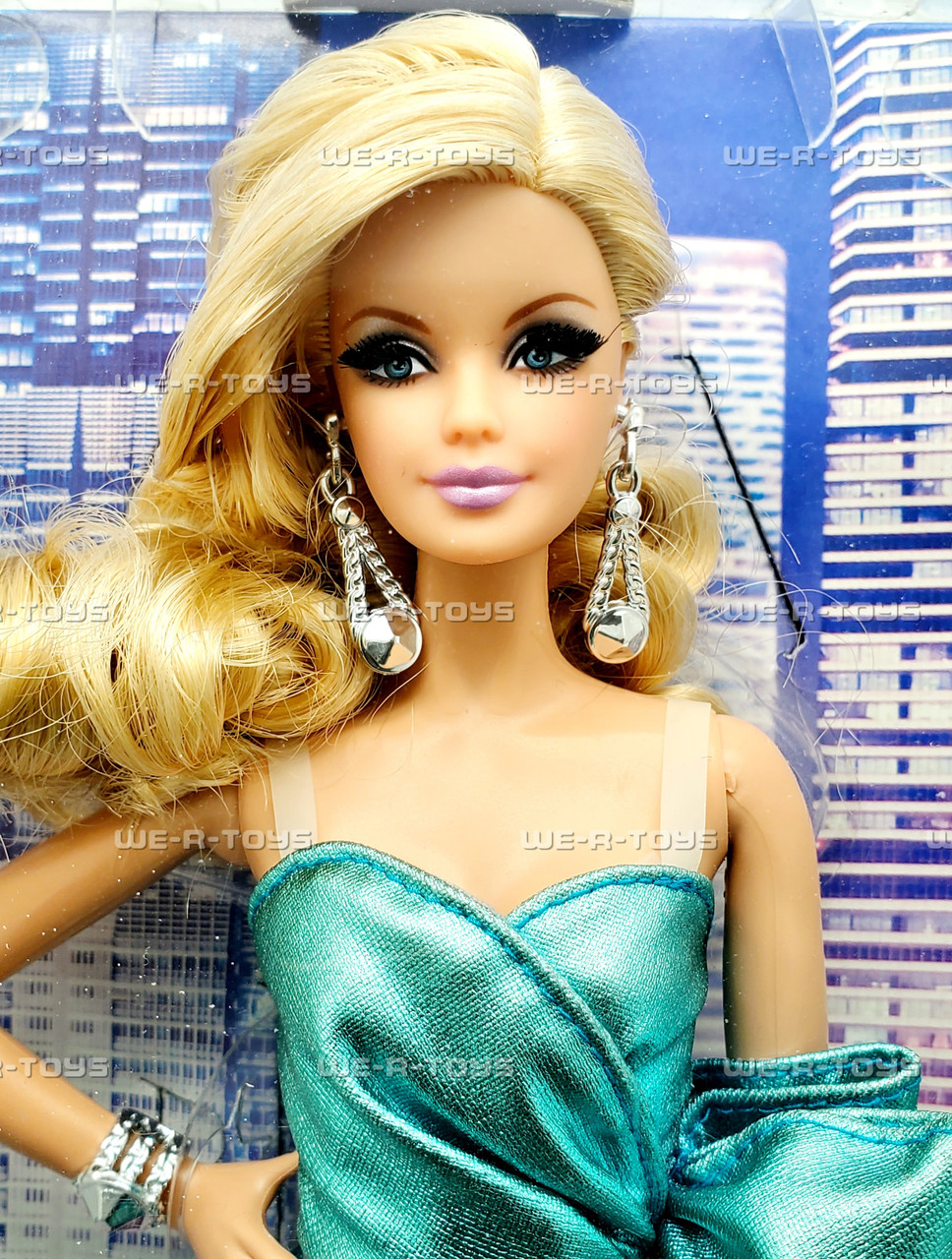 The Barbie Look City Shine Black Label Doll 2014 Mattel #CJF49 The Barbie Look City Shine Black Label Doll 2014 Mattel #CJF49