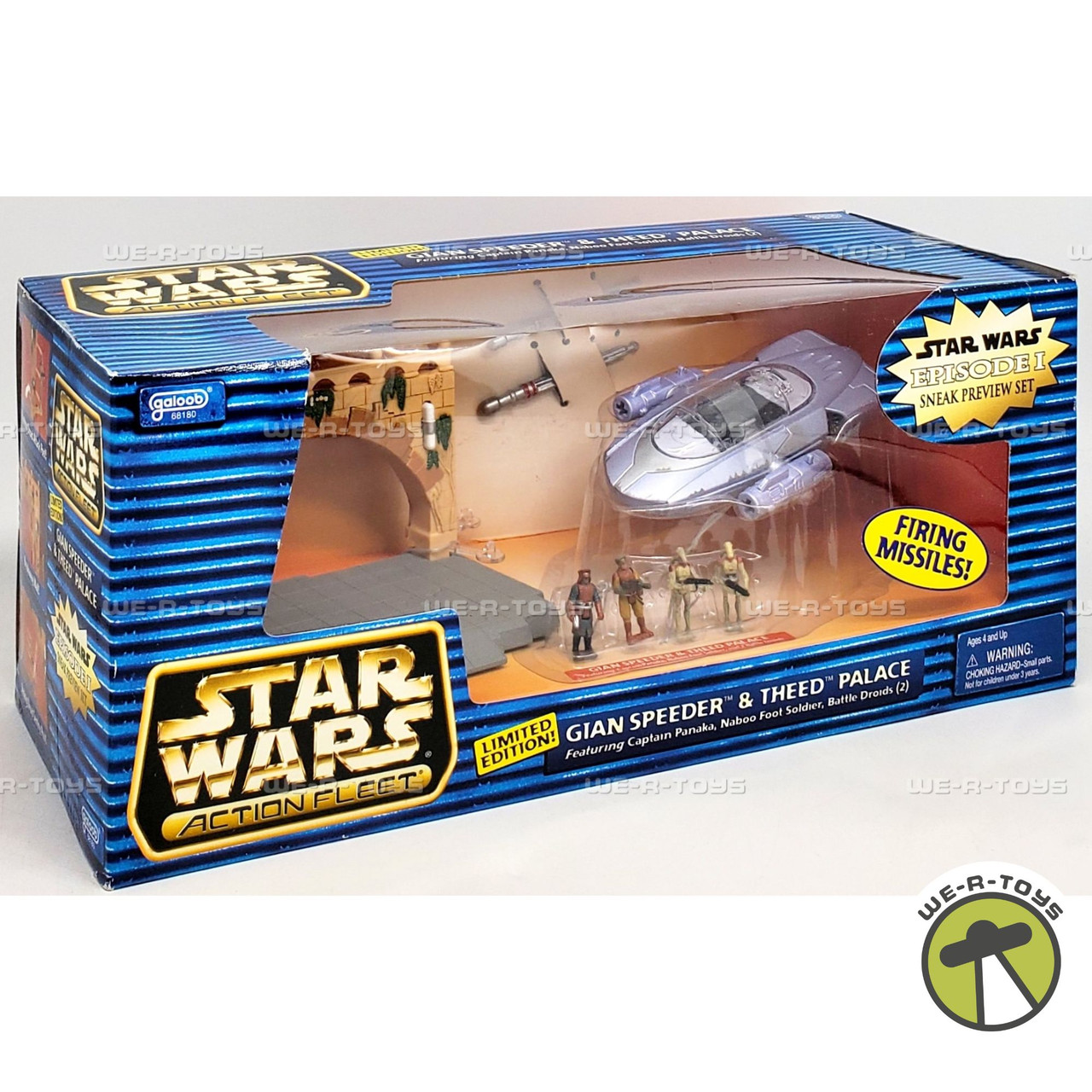 Star Wars Action Fleet Gian Speeder & Theed Palace Vehicle Play