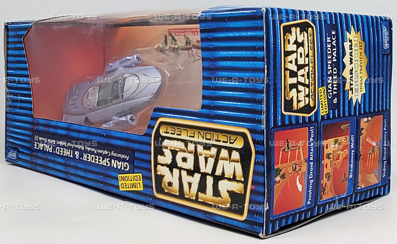 Star Wars Action Fleet Gian Speeder & Theed Palace Vehicle Play