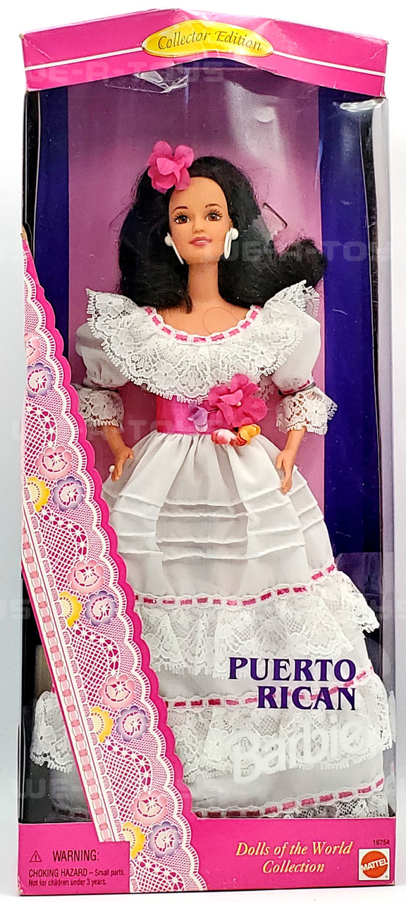 Barbie Dolls of the World Collection Puerto Rican Doll 1996 Mattel #16754  NRFB