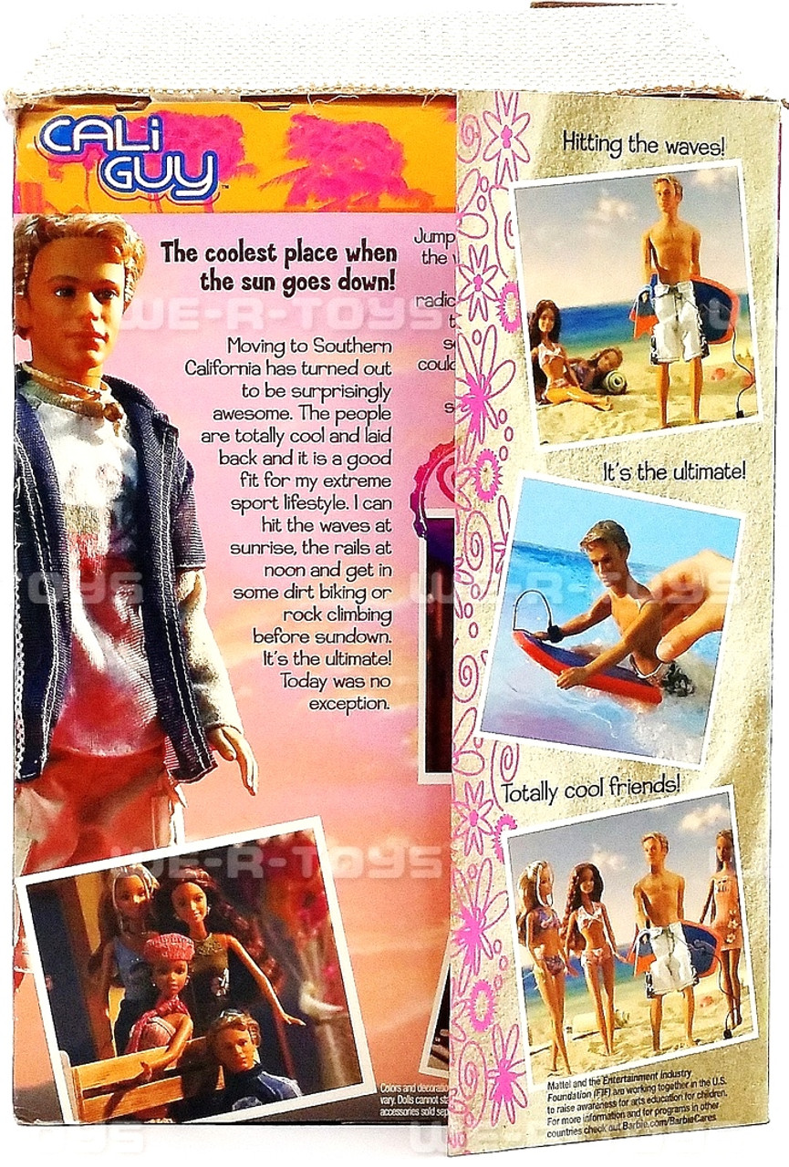 Barbie Cali Guy Blaine Doll with Surfing Gear 2004 Mattel