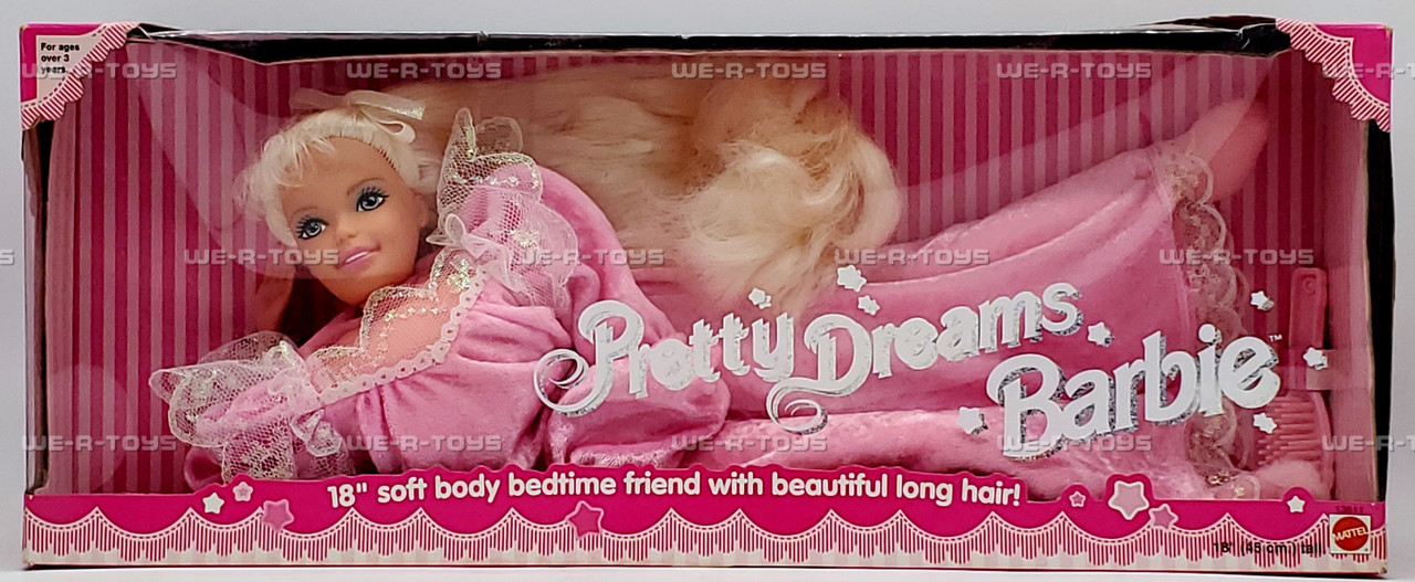 Barbie Pretty Dreams 18 Inch Soft Body Doll 1995 Mattel 13611 We
