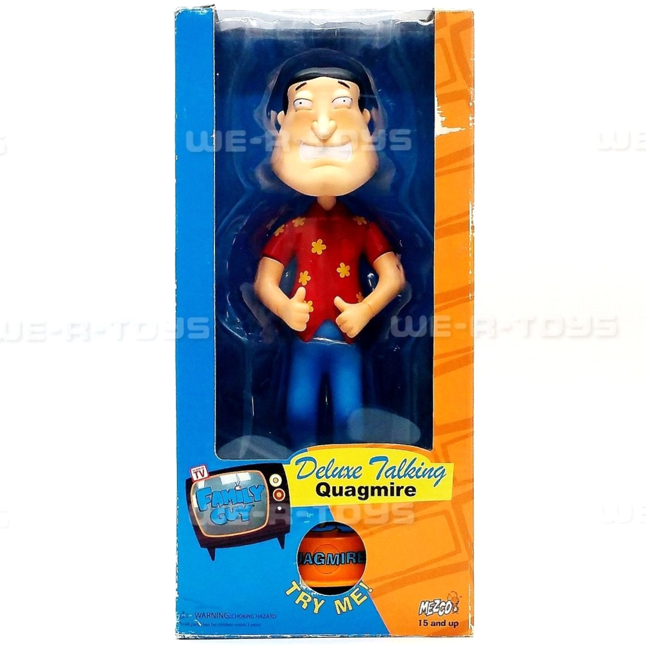 Family Guy Deluxe Talking Quagmire Action Figure 2006 Mezco