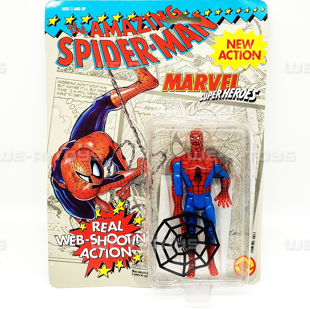 Marvel Super Heroes The Amazing Spider-Man Figure With Real Web