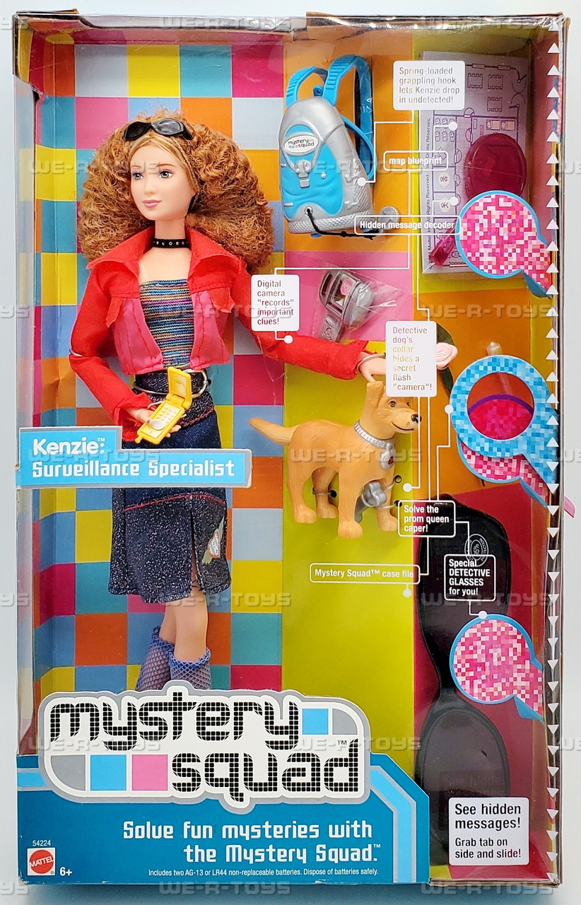 Barbie Mystery Squad Kenzie Surveillance Specialist Doll 2002