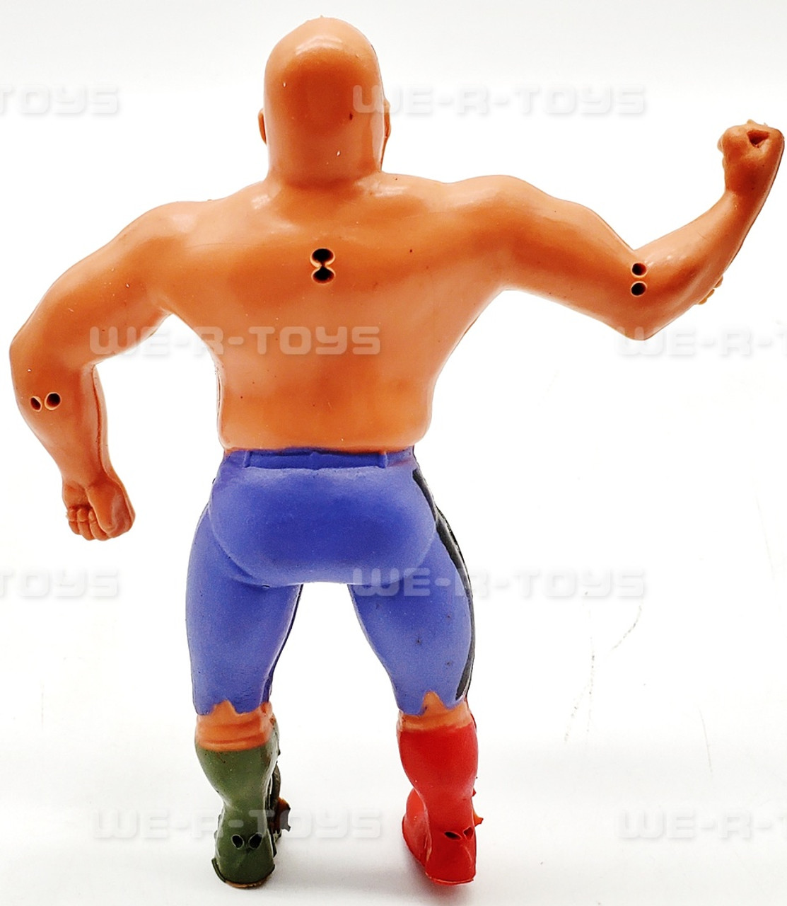 WWF Wrestling Superstars Iron Sheik Bendable Rubber Figure LJN 1986 USED