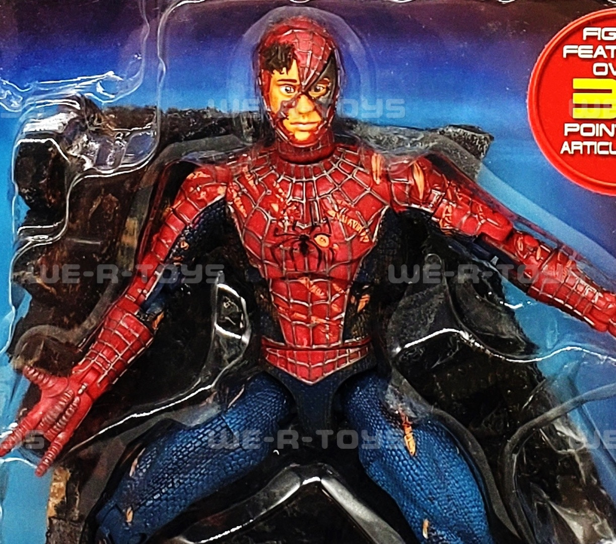 Marvel Battle Ravaged Spider-Man Action Figure With Display Base