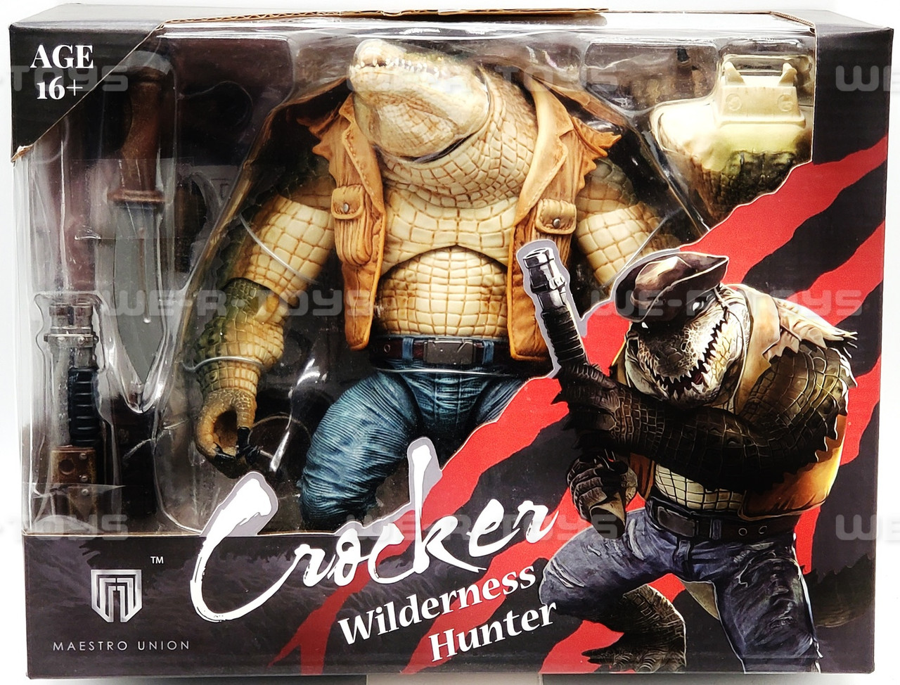 FuRay Planet Wilderness Hunter Crocker Action Figure With Comic