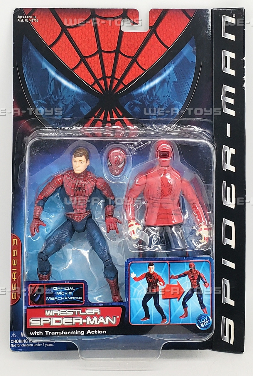 Marvel's Wrestler Spider-Man Action Figure Series 3 Toy Biz 2002