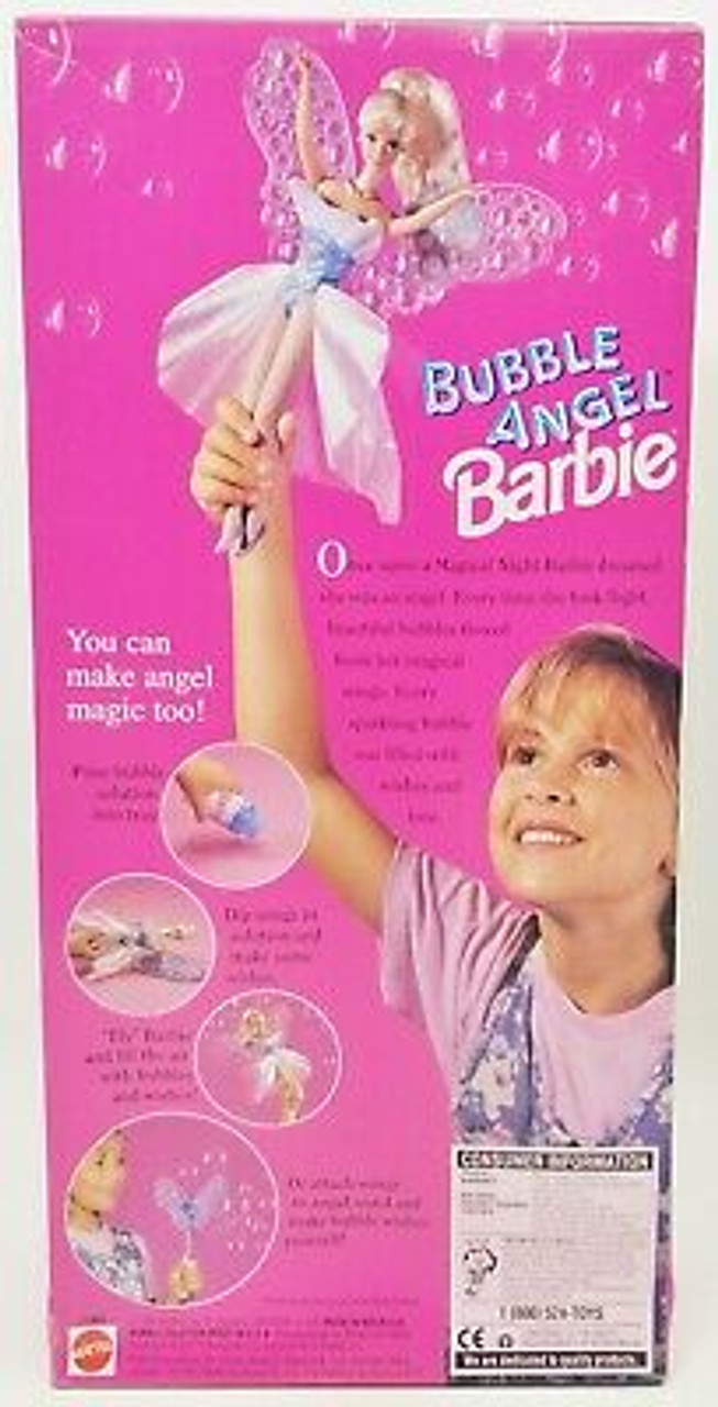  Bubble Angel Barbie Mattel #12443 1994 : Toys & Games