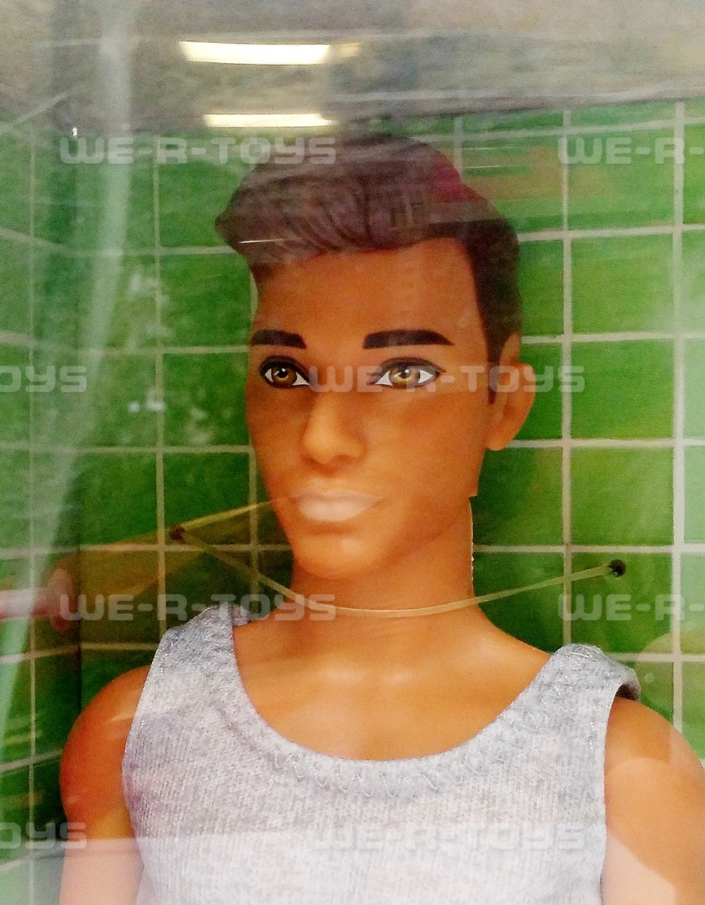 Barbie Shaving Ken Doll with Bathroom Vanity Playset 2018 Mattel