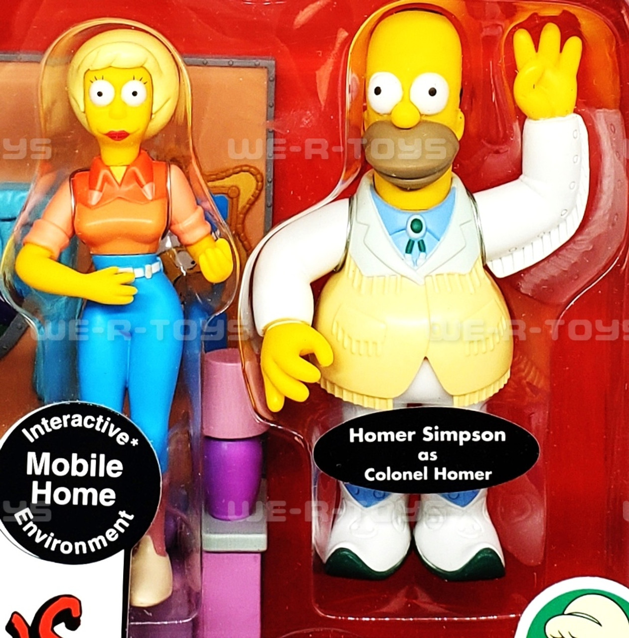 The Simpsons Interactive Mobile Home Environment Action Figure Playsets  #142071