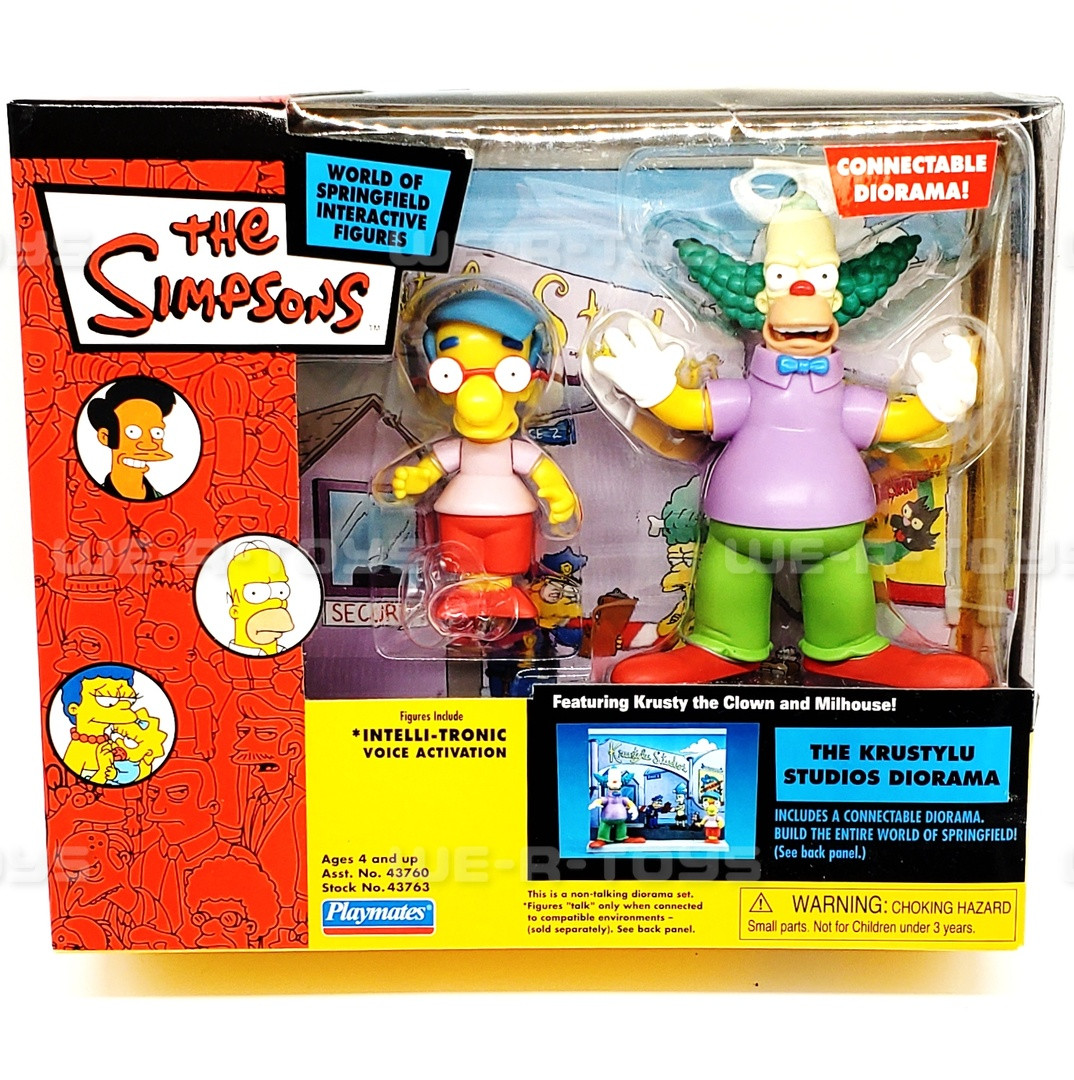 The Simpsons The Krustylu Studios Diorama Action Figure Playset