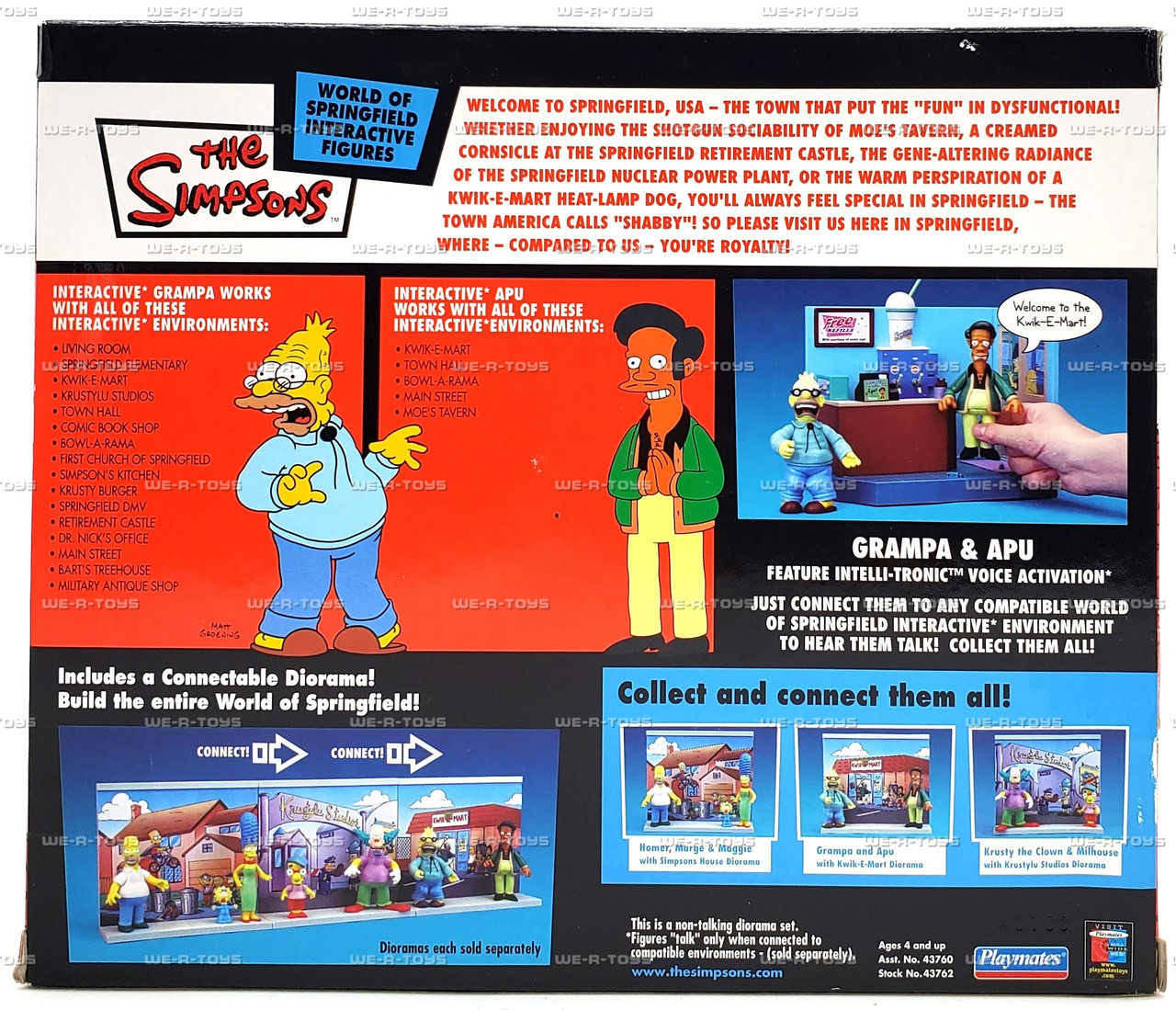 The Simpsons The Kwik-E-Mart Diorama Action Figure Playset