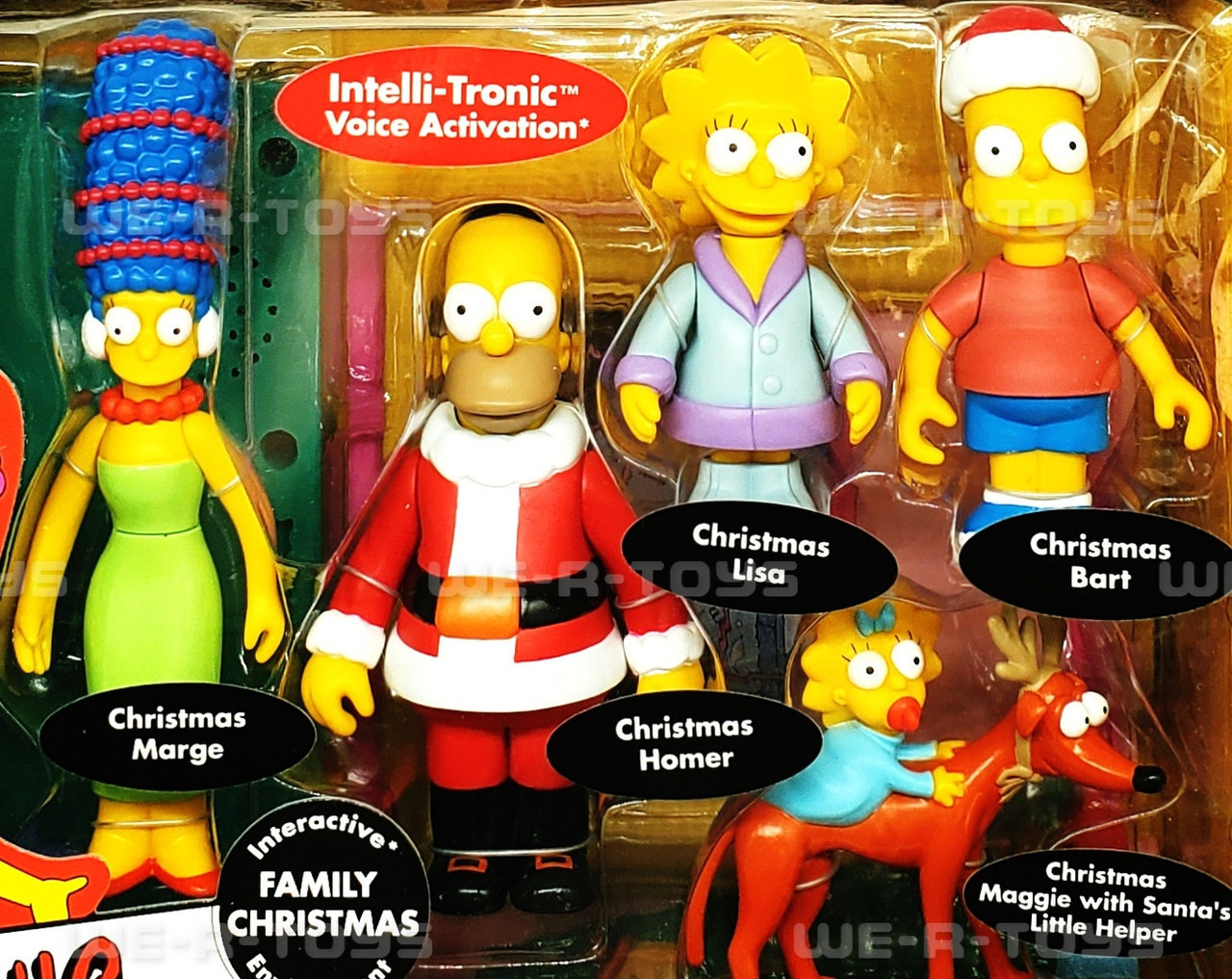 The Environment Figure We-R-Toys - Playset Christmas Action NEW Family Interactive Simpsons
