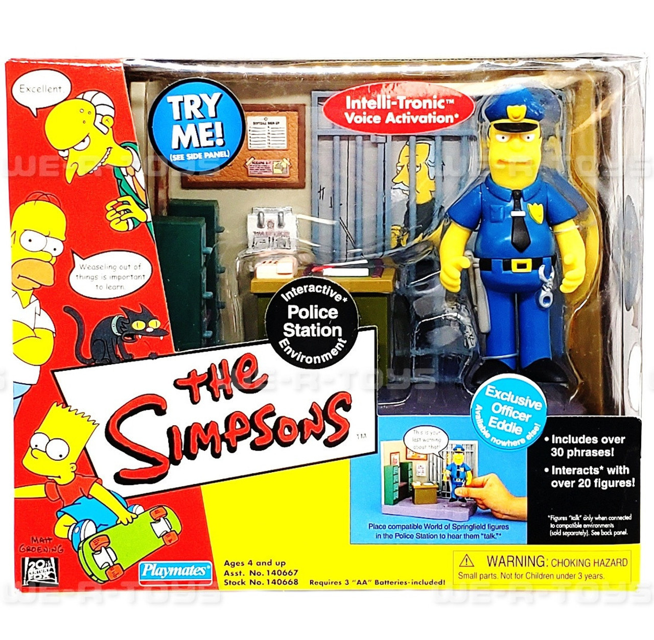 The Simpsons Interactive Police Station Environment Action