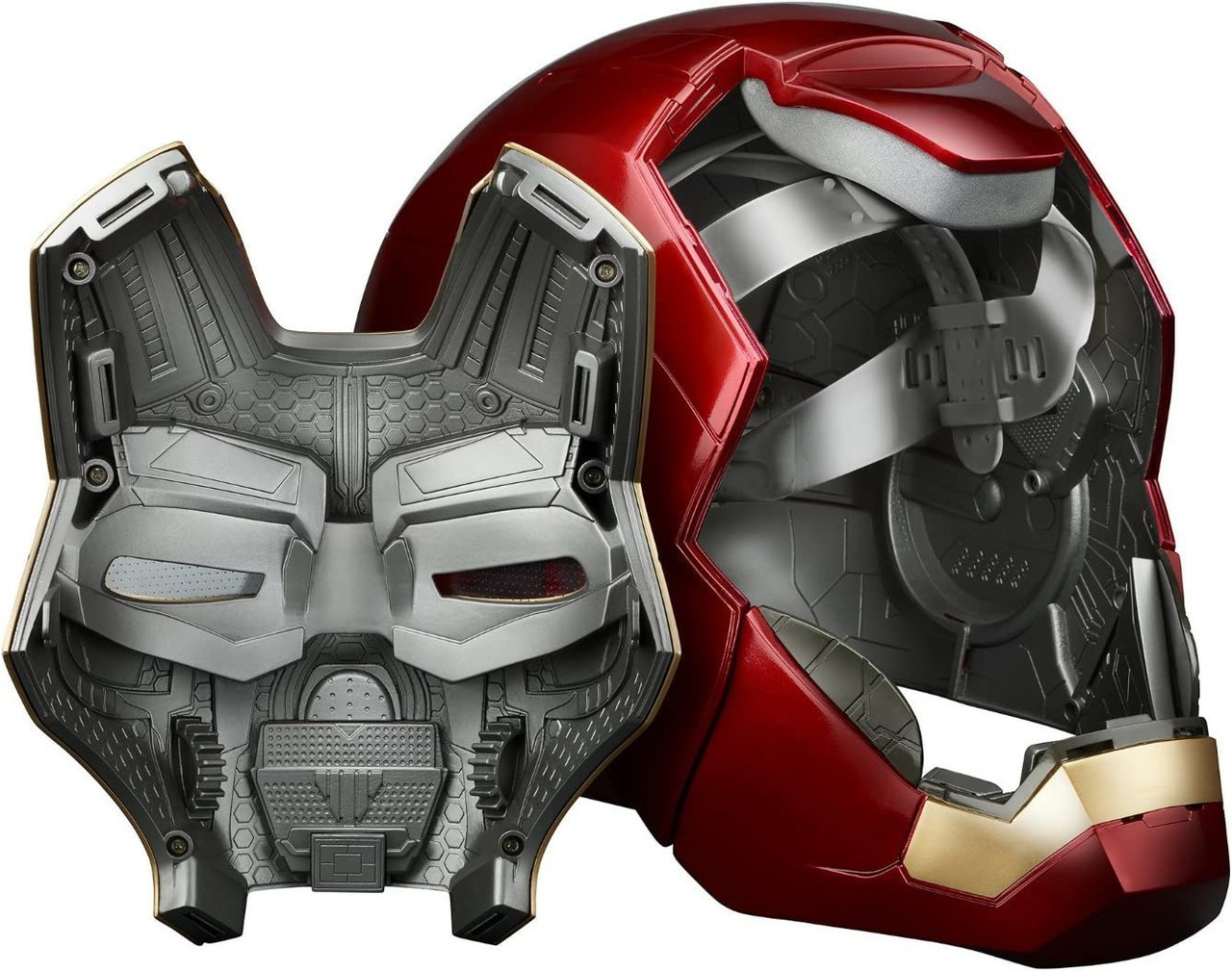 Casco Iron Man Electrónico Iron Man Casco full Head Led Iron Man Face Cover  con Cosplay de Halloween