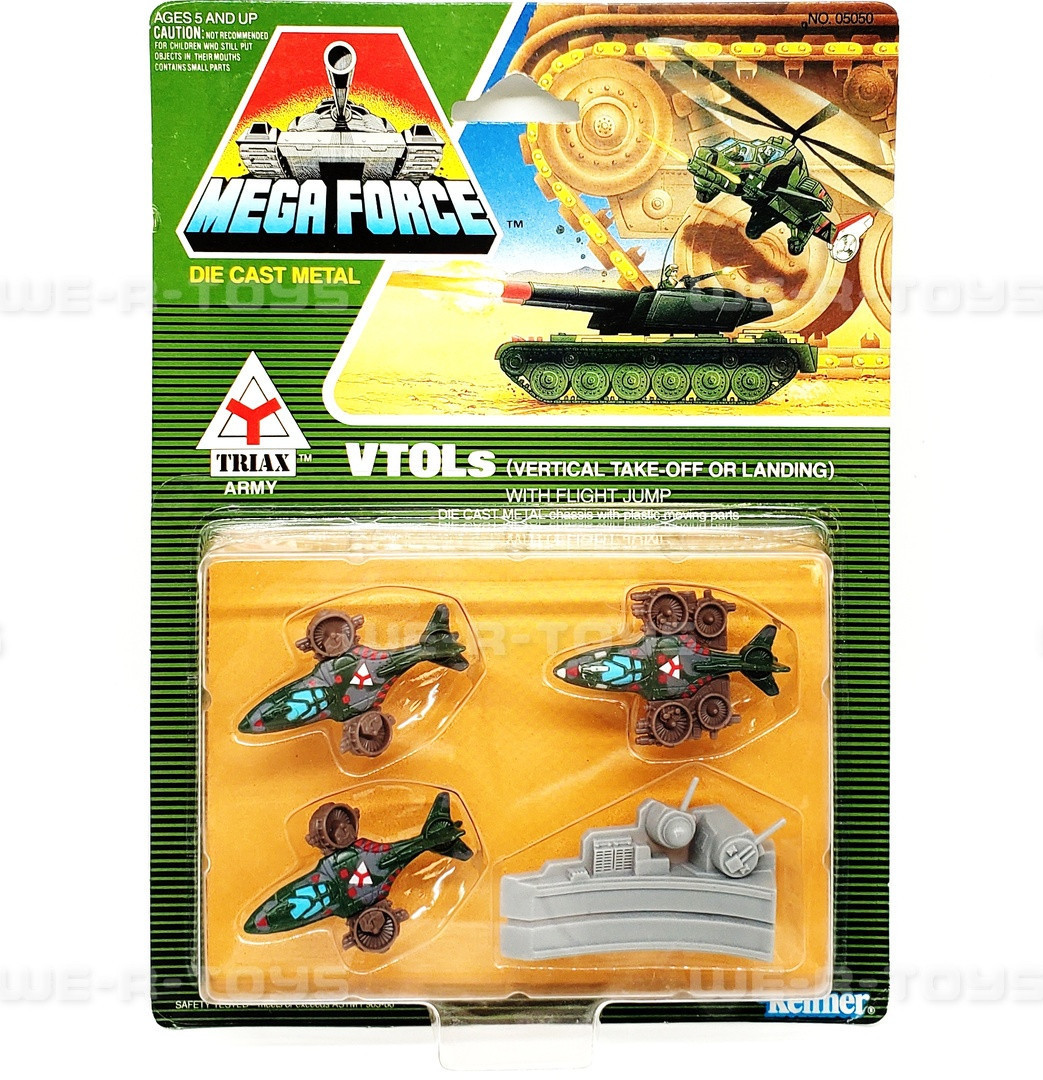 Mega Force Triax Army VTOLS (Vertical Take-off or Landing