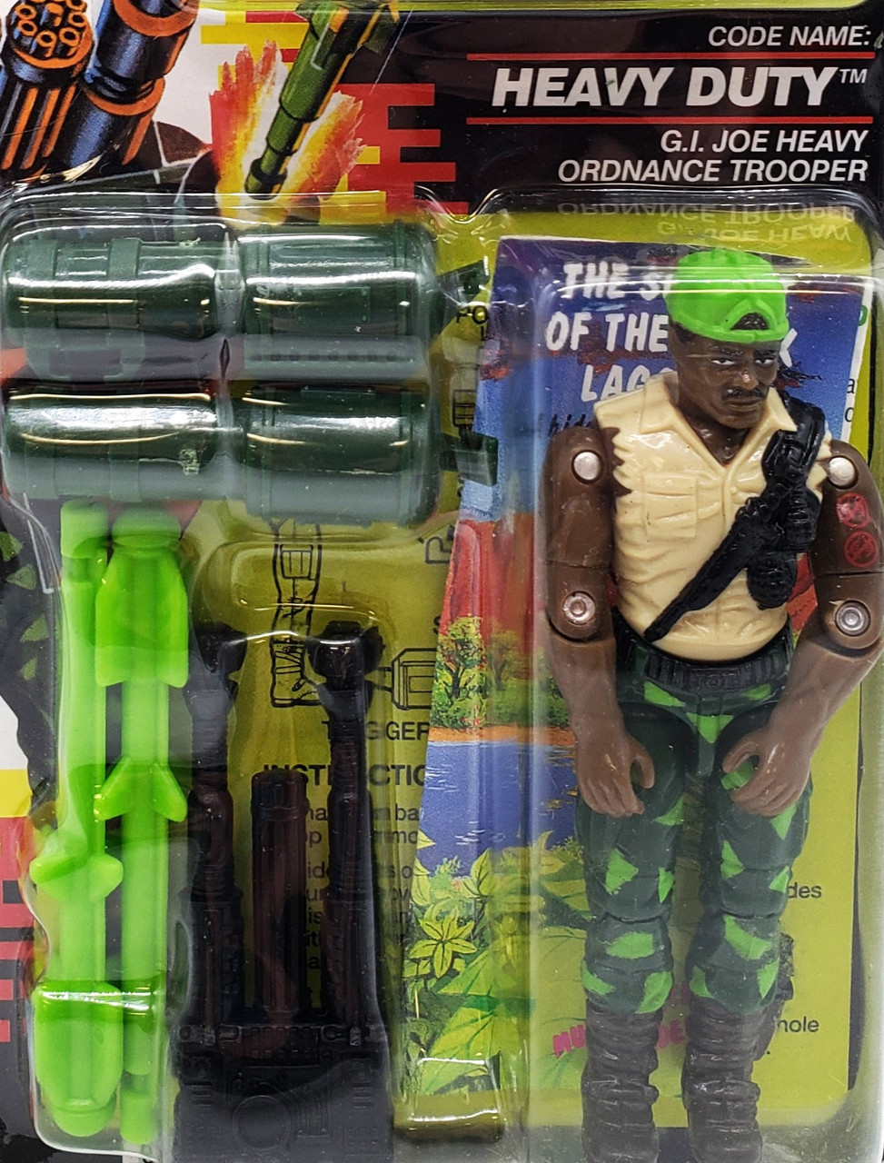 GI JOE装備品等 G.I. Joe A Real American Hero Heavy Duty Action Figure 1990 Hasbro