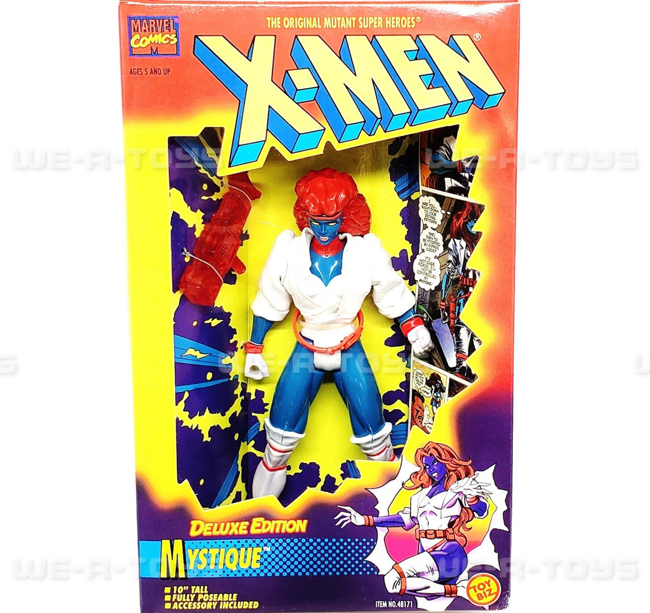 Marvel X-Men Deluxe Edition Mystique Action Figure 1996 Toy Biz