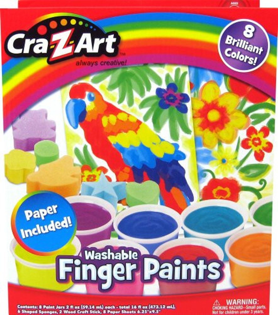 Crayola My First Fingerpaint Kit, Washable Paint, Gifts, Ages 1, 2, 3, 4, 5