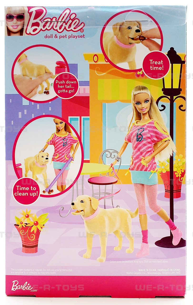 Barbie KidPicks Poop Scoop Doll Set Toys R Us Exclusive 2009