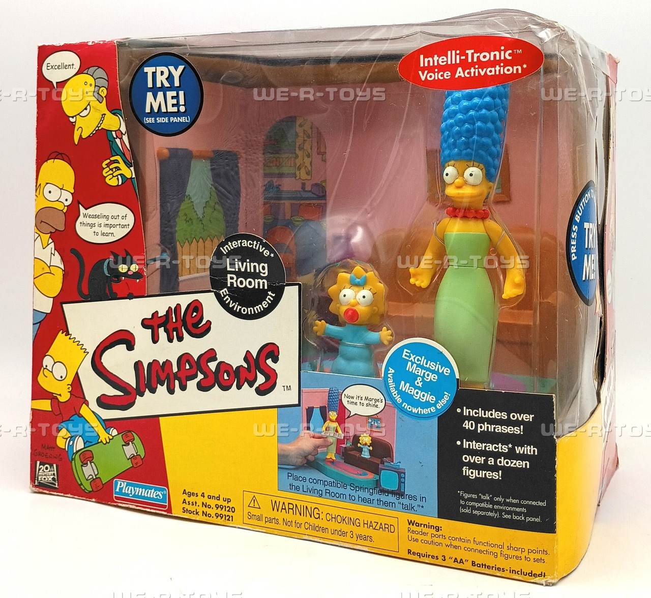 アメコミ The Simpsons Interactive Living Room The Simpsons Interactive Living Room w/ Marge & Maggie 2000