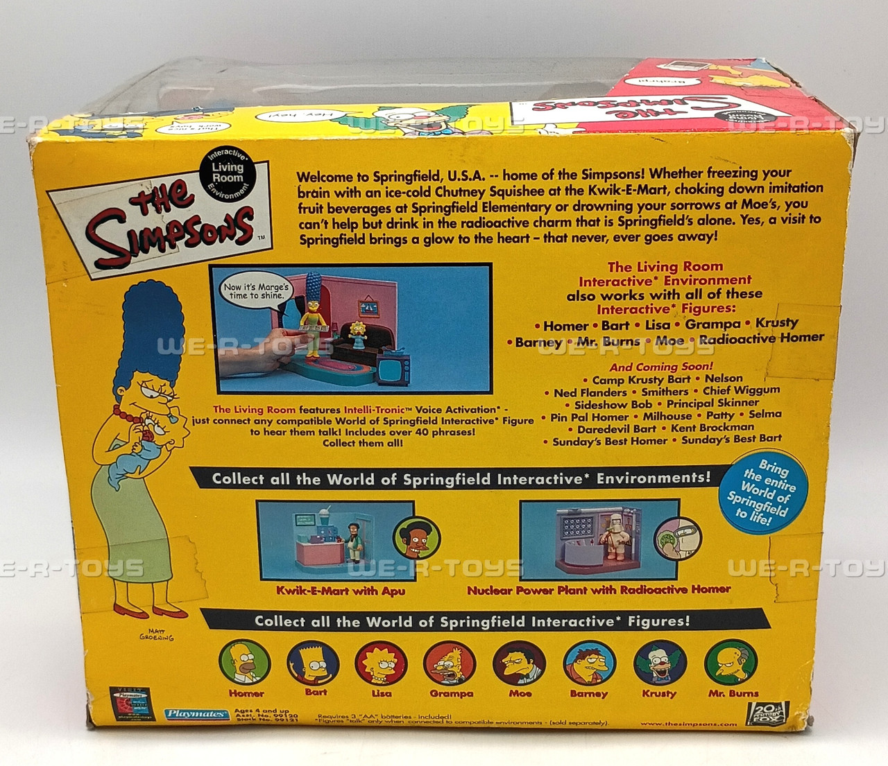 The Simpsons Interactive Living Room w/ Marge & Maggie 2000
