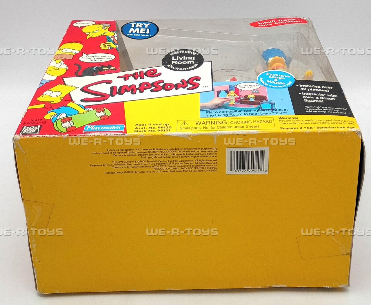 The Simpsons Interactive Living Room w/ Marge & Maggie 2000