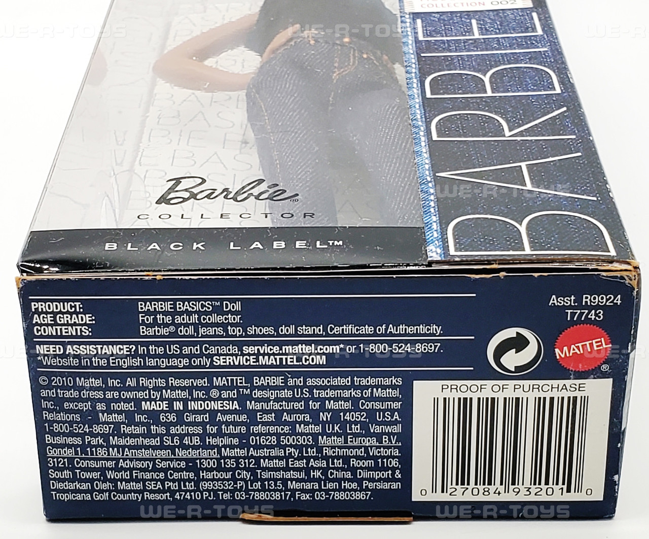 Barbie Basics Doll Model No. 08 Collection 002 Black Label