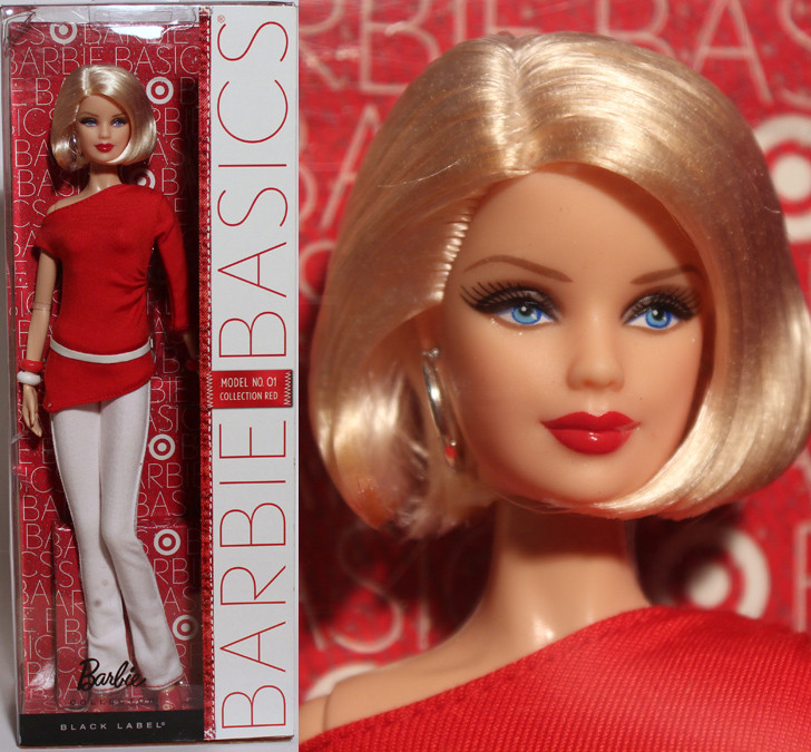 Barbie Basics Doll Model 01 Collection Red 2011 Black Label