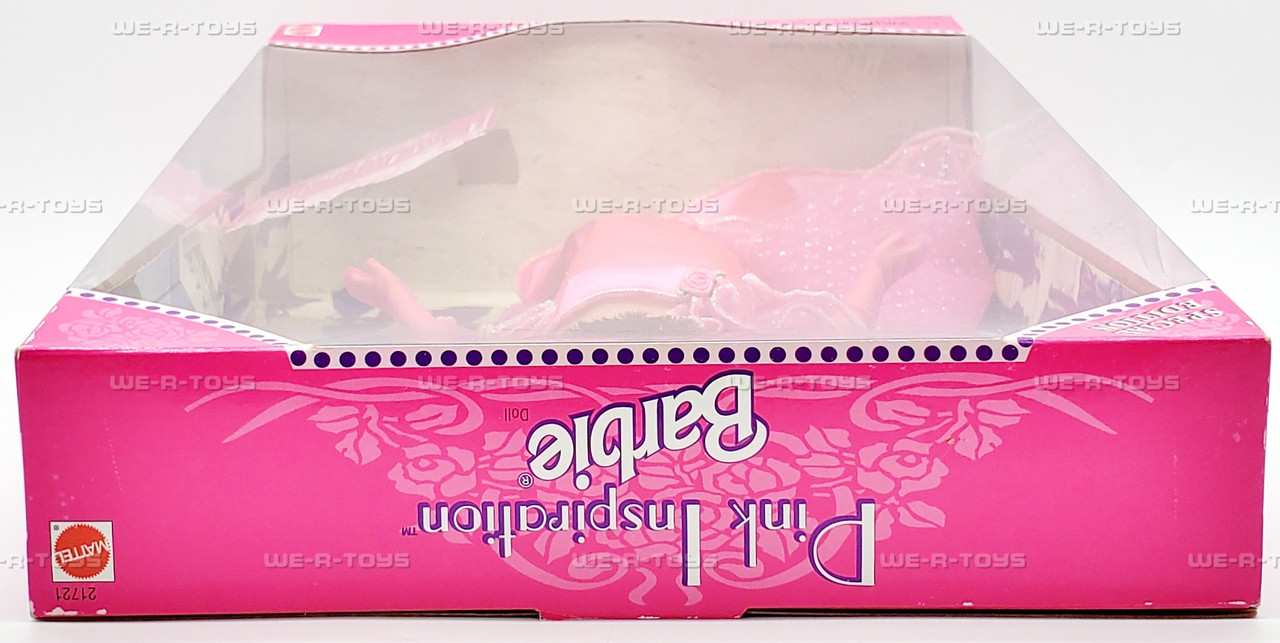 Pink Inspiration Barbie Doll Brunette Special Edition 1998 Mattel