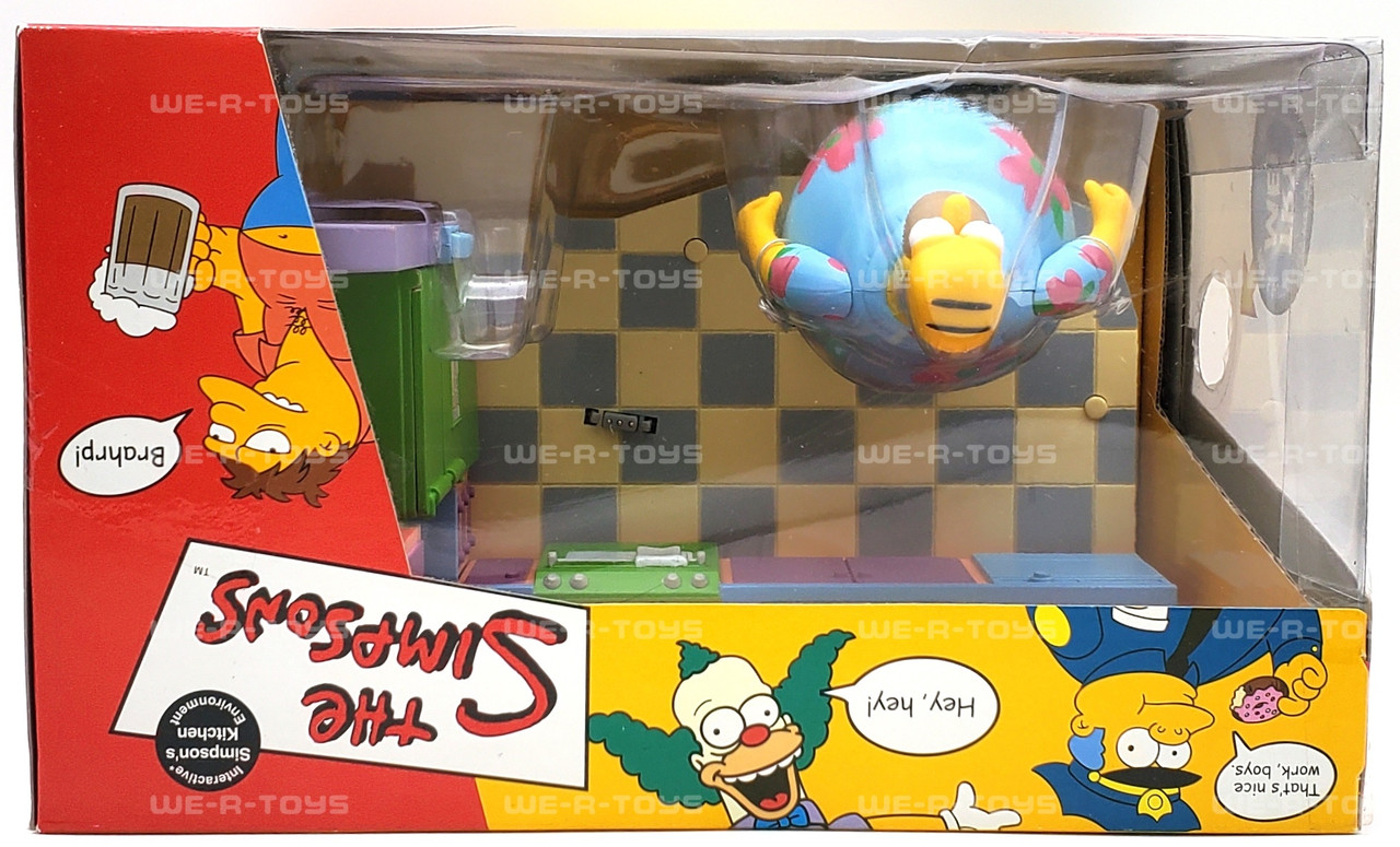 Interactive Simpson's Kitchen Environment Action Figure Playset