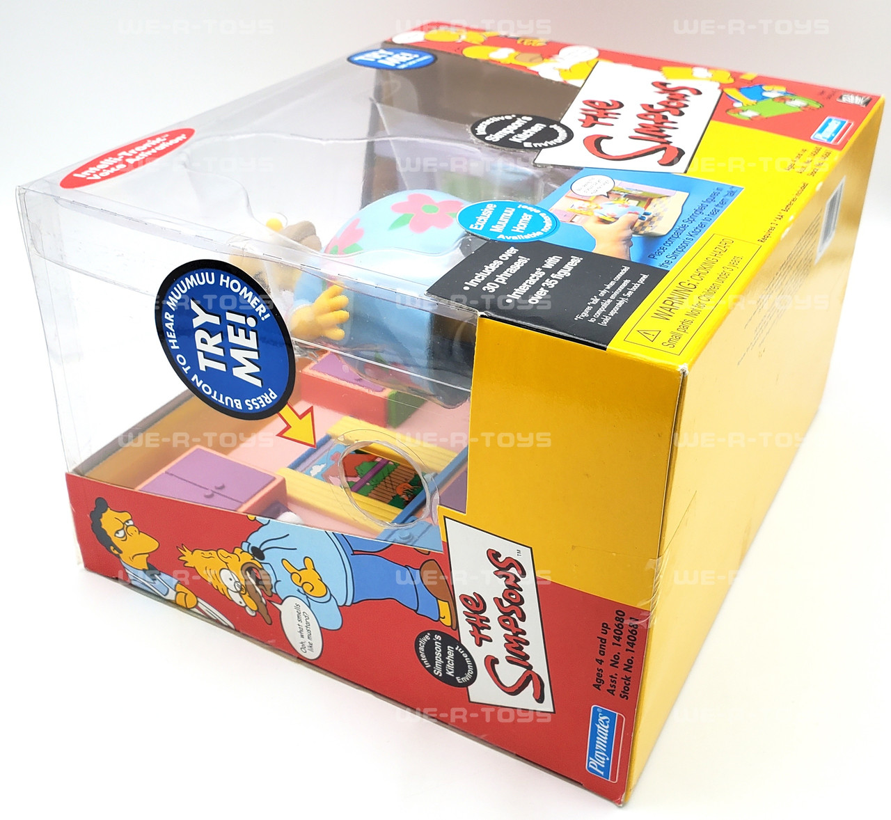 Interactive Simpson's Kitchen Environment Action Figure Playset