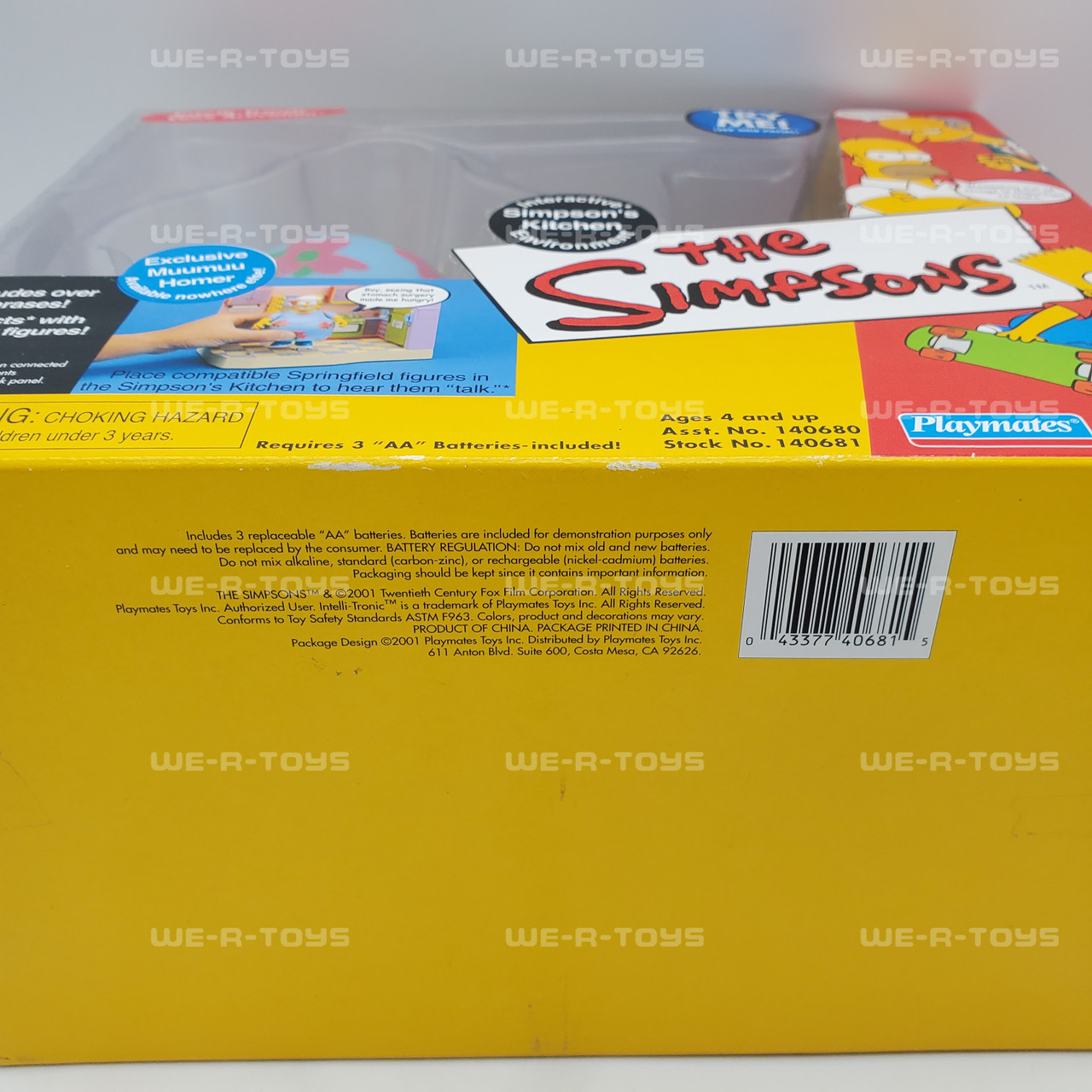 Interactive Simpson's Kitchen Environment Action Figure Playset