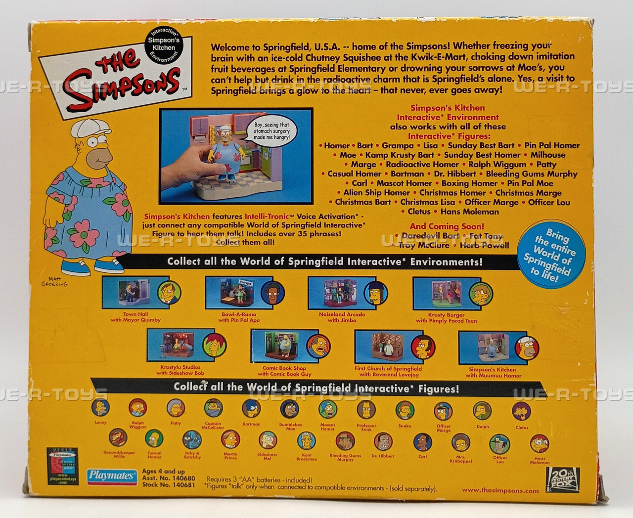 The Simpson's Interactive Kitchen Environment & Homer Action