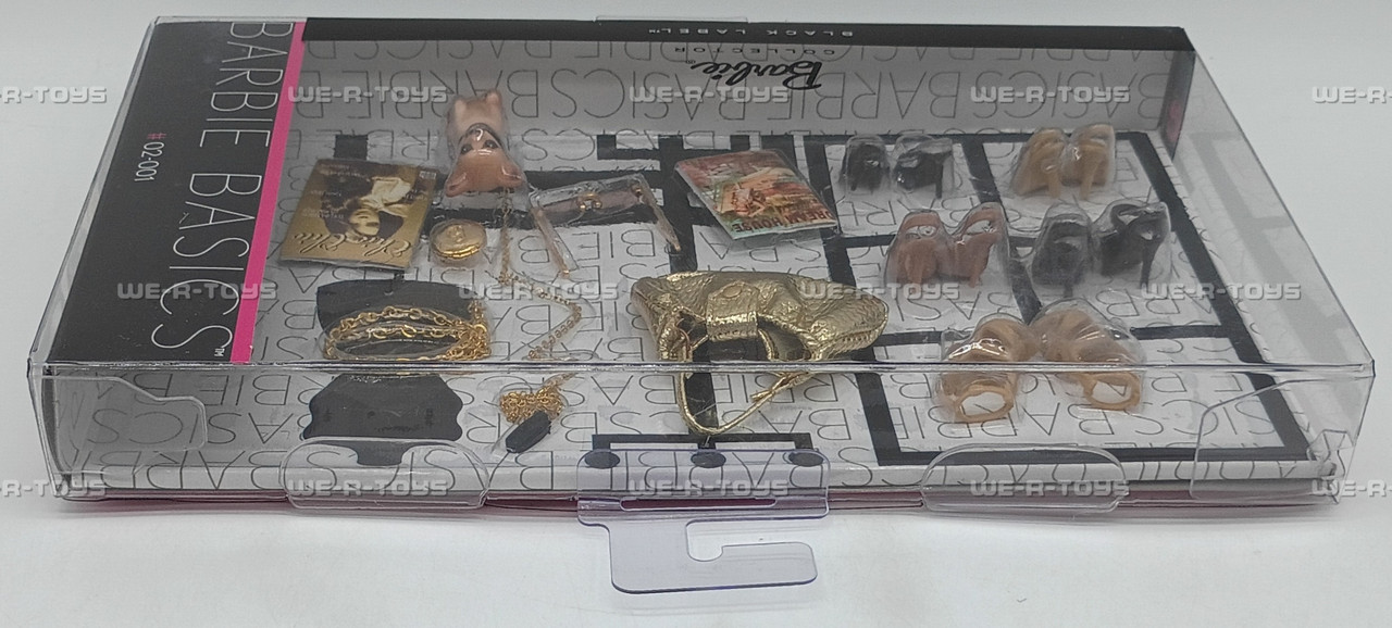 Barbie Basics #02-001 Fashion Accessory Pack Gold & Black 2009