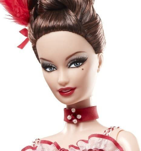 Barbie Collector Moulin Rouge Doll Gold Label Limited Edition 2011