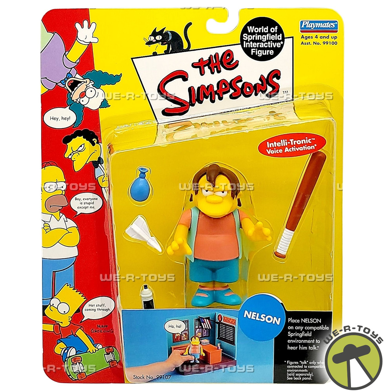 The Simpsons World of Springfield Nelson Action Figure 2000