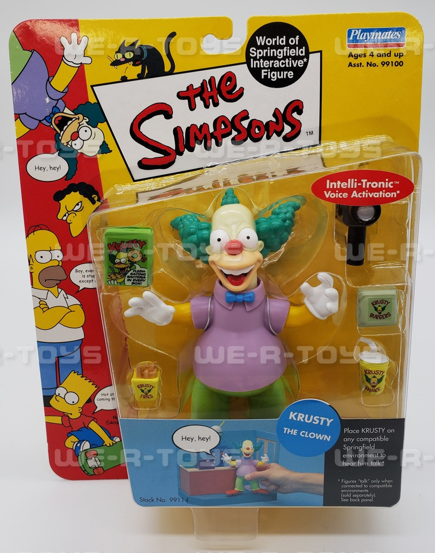 The Simpsons World of Springfield Krusty The Clown Figure 2000