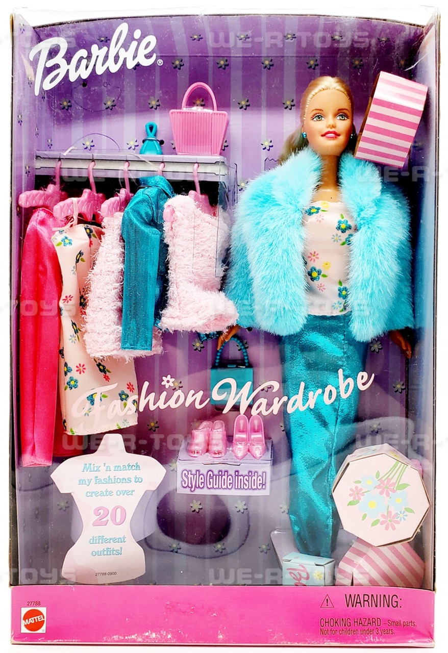 Barbie Doll Fashion Wardrobe 1999 Mattel 27788